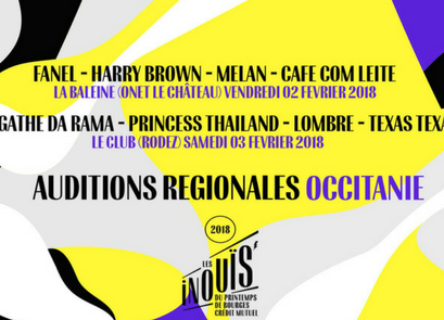 INOUïS 2018 : Auditions Régionales Occitanie