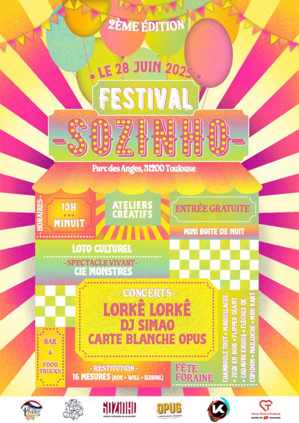 RDV le 28 juin pour le Festival Sozinho ! 
