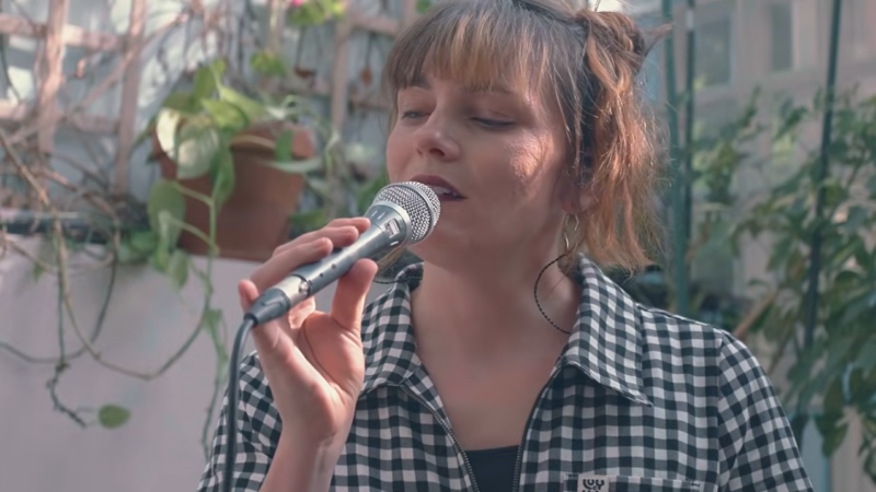 Clémence Lagier en apesanteur